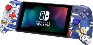 HORI Split Pad Pro (Sonic) Ergonomic Controller for Handheld Mode - Officially Licensed By Nintendo & Sega - Nintendo Switch;