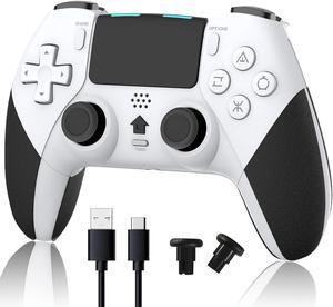 TERIOS Wireless Pro Controller Compatible with PS4 /PS4 Pro/PS4 Slim Console, Gaming Remote with Built-in 800mAh Rechargeable Battery/Precise Joystick/Audio/Turbo/Advanced Buttons Programming (Black)