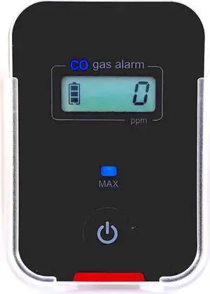 Car, Vehicle, Aircraft Carbon Monoxide CO Detector | Fast Low-Level 9ppm Alarm | Vehicles, Police, Pilots, Travel, Bus, Trucks | Metal Body, Small 2oz |