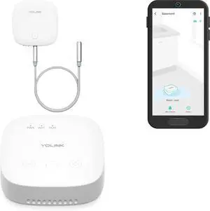 Water Leak Sensor 2, 1/4 Mile World's Longest Range Smart Home Water Leak Sensor, Water Leak Detector with Built-in Siren Up to 105dB, Compatible with Alexa and IFTTT - SpeakerHub Included