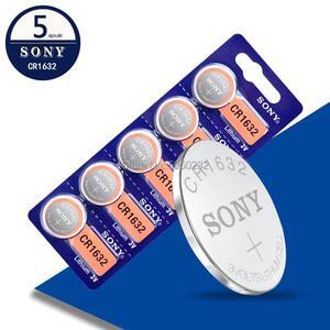 5pc/lot For Sony CR1632 Button Cell Battery For Watch Car Remote Key cr 1632 ECR1632 GPCR1632 3v Lithium Battery