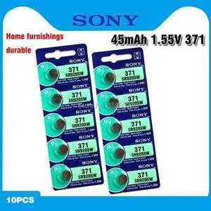 10pcs/lot SONY AG6 1.5V Silver Oxide Button Cell Batteries SR920SW SR69 SG6 LR69 171 920 Watch Coin Batteries 10pcs/lot SONY AG6 1.5V Silver Oxide Button Cell Batteries SR920SW SR69 SG6 LR69 171 920 Watch Coin Batteries