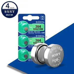 4Pc For Sony 621 Watch Battery AG1 LR621 sr621sw 364A 1.5V LR60 Silver Oxide Button Cell Battery For Watch Electronic Calculator