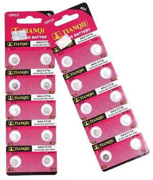 High Power 10 Pieces 1.55V SR626SW 377 V377 177 L626 AG4 SR66 Button Coin Cell Battery Batteria Long Life Expantancy