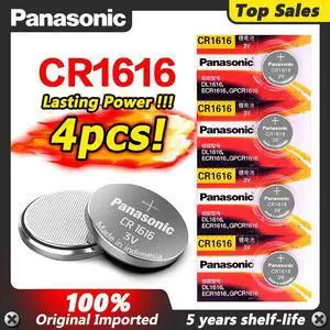 4Pcs/Lot  cr 1616 ECR1616 GPCR1616 CR1616 Button Cell Battery For Watch Car Remote Key 3v Lithium Battery