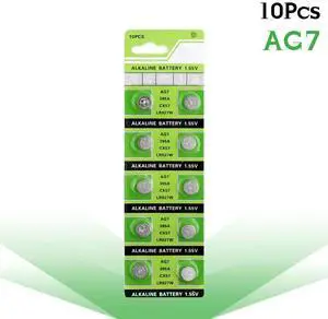 10pcs/pack AG7 LR927 LR57  395A Button Batteries   1.55V SR927W 399 GR927 For Watch Toys Remote
