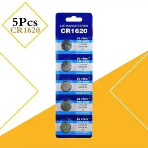 5pcs/lot CR1620 Button Cell Battery For Watch Car Remote Key cr 1620 ECR1620 GPCR1620 3v Lithium Battery For Clocks  Watches