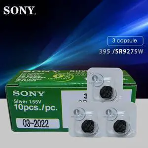 3pcs Sony AG7 395 SR927SW 399 SR927W LR927 V395 SR57L SR57 610 613 Watch Toys Battery Button Coin Cell Single grain packing 3pcs Sony AG7 395 SR927SW 399 SR927W LR927 V395 SR57L SR57 610 613 Watch Toys Battery Button Coin Cell Single grain packing