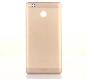 3Pro Housing For Xiaomi Redmi 3S 3 Pro Battery Cover Repair Replace Back Door Phone Rear Case + Logo Button Camera Lens