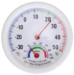 Mini Bell-shaped Scale Thermometer and Hygrometer for Home or Office Household Wall Mounted Temperature Humidity Accessories