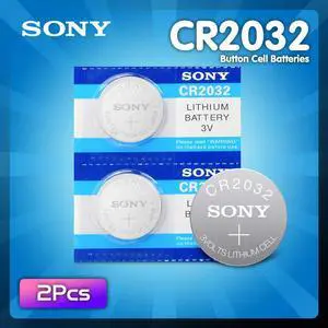 2pcs For SONY 2032 battery cr2032 3v Button Cell Coin Lithium Batteries for Watch Computer Toy Remote Control cr 2032