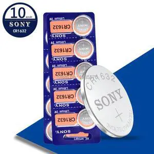 10PCS For Sony CR1632 Button Battery Lithium Coin Cell Batteries 3V LM1632 BR1632 ECR1632 CR 1632 For Electronic Watch Toy
