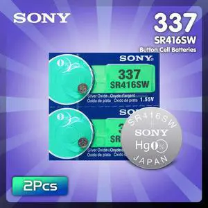 2020  2pcs/lot  1.55V 337 SR416SW Silver Oxide Watch Battery 337 SR416SW Button Coin Cell For Watch Electric Toys