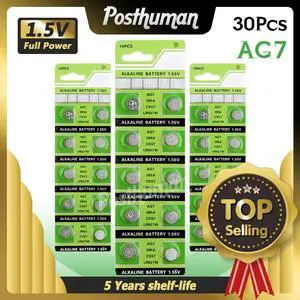 30x 1.55V Volt LR927 LR927W S28 SP395 SR57 SR57L SR927 SR927SW SR927W TR927W V395 Coin Button Cell AG7 Alkaline Batteries