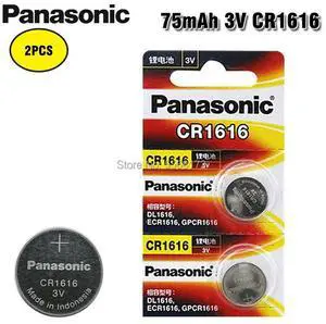 2PCS  CR1616 Button Cell Battery For Watch Car Remote Key cr 1616 ECR1616 GPCR1616 3v Lithium Battery