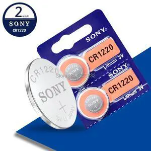 2PCS/LOT FOR SONY CR1220 Button Cell Batteries CR 1220 3V Lithium Coin Battery BR1220 DL1220 ECR1220 LM1220