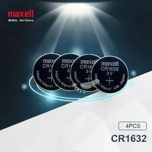 4pc Maxell CR1632 1632 DL1632 3V Lithium Batteries Cell Button Coin Battery