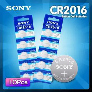 2020  10 Pcs For Sony CR 2016 3V Lithium Coin Cells Button Battery DL2016 KCR2016 CR2016 LM2016 BR2016 High Energy Density