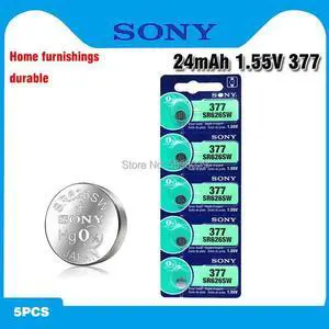 SONY 5pcs 1.55V 377 376 SR626SW 626 SR626 V377 AG4 Watch Battery Button Coin Cell For Toys MADE IN JAPAN SONY 5pcs 1.55V 377 376 SR626SW 626 SR626 V377 AG4 Watch Battery Button Coin Cell For Toys MADE IN JAPAN