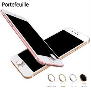Portefeuille Home Button Sticker Touch ID Button Cover for Apple iPhone 8 7 Plus 6S 6 S 5S SE 5 5C 4 4S Mobile Phone Accessories