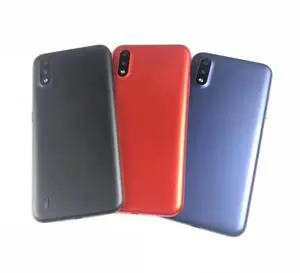 For Samsung Galaxy A01 A015F A015G A015M Housing Battery Cover Rear Panel Chassis Back Cover Door With Camera Lens Buttons