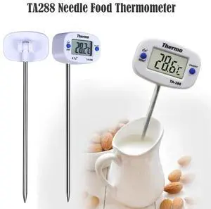 TA288 Needle Food Thermometer Kitchen Food Oil Thermometer Milk Thermometer Water Thermometer Electronic Thermometer