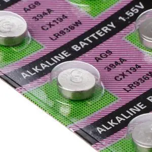 10PCS Alkaline Battery AG9 1.55V Button Coin Cell Watch Batteries LR936 394 SR936SW 194 V394 Control Remote XXUC