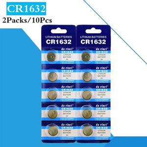 10Pcs/Lot 3V Lithium CR1632 Button Batteries 1632 BR1632 ECR1632 DL1632 For Electronic instruments Camcorders Cell Coin Battery