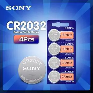 4pcs brand  cr2032 battery SONY 3v button cell coin batteries for watch computer cr 2032 DL2032 ECR2032 KL2032 5004LC