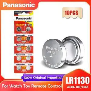 10PCS  LR1130 LR 1130 1.5V Button Cell Coin 189 AG10 V10GA L1131 SR1130W SR1130 389 LR54 SR54 Watch Alkaline Battery
