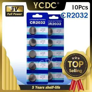 Hot 10pcs CR2032 CR 2032 Lithium Li-ion 3V Button Cell Coin Battery BR2032 DL2032 SB-T15 EA2032C ECR2032 L2032 Big Promotion