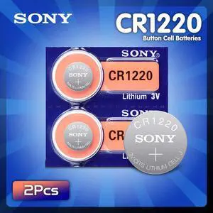 2PCS/LOT FOR SONY CR1220 Button Cell Batteries CR 1220 3V Lithium Coin Battery BR1220 DL1220 ECR1220 LM1220