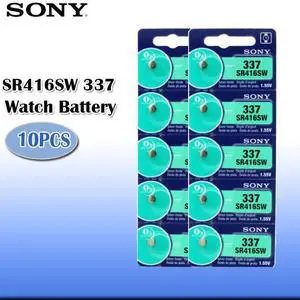 10pcs/lot Sony 100 1.55V 337 SR416SW Silver Oxide Watch Battery 337 SR416SW Button Coin Cell MADE IN JAPAN 0%Hg 10pcs/lot Sony 100 1.55V 337 SR416SW Silver Oxide Watch Battery 337 SR416SW Button Coin Cell MADE IN JAPAN 0%Hg