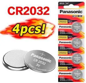 4pcs/lot cr 2032 Lithium Battery Button Cell Batteries 3V Coin For Watch Remote Control Calculator cr2032