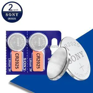 2PC FOR SONY CR2025 Lithium Battery CR 2025 ECR2025 DL2025 BR2025 2025 KCR2025 L12 3V Button Cell Coin Battery For Toys Watches