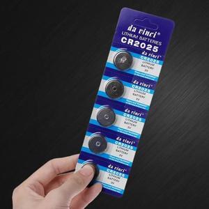 5PCS Lithium Battery CR2025 3V Cell Coin Batteries DL2025 BR2025 KCR2025 CR 2025 Car Key Button Watch Computer Electronic