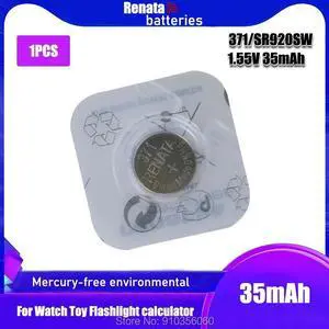Renata AG6 371 SR920SW LR920 171 370 371 L921 LR69 SR920 SR69 1.55V Button Cell watch Coin Silver Oxide Battery