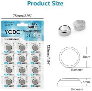 AG13 12pcs Button Batteries LR44  357A S76E 1.5V  AG13  Coin Cell Batteries For Watch Electronic Remote