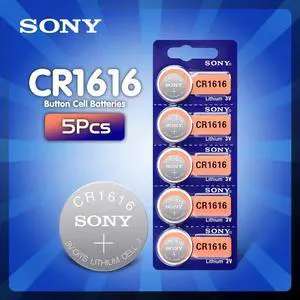 5PCS CR1616 Button Cell Coin Batteries FOR SONY cr 1616 3V Lithium Battery DL1616 ECR1616 LM1616 For Watch Toys