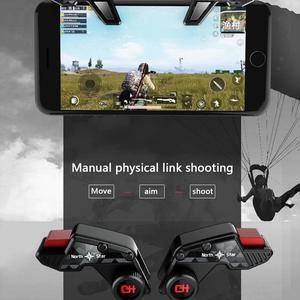 2x Practical Multi-functional Durable Mobile Phone Game Fire Button Classic L1 R1 Shooter Trigger for Smart Phone