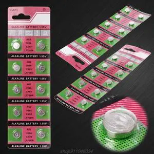 10PCS Alkaline Batteries AG2 G2 396A LR726 SR726W GP397 1164SO SR59W Coin Button Cell Watch Toys Clocks  D14 20 Dropshipping