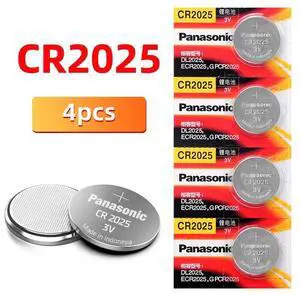 4pcs/lot cr2025 Brand  Button Cell Batteries 3V Coin Lithium game, digital camera, camcorder DL2025 BR2025 CR 2025