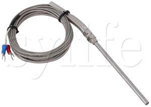 Generic  3 Meter High Temperature -100~1250 C Thermocouple K Type 100mm Probe Sensors