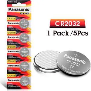 3V cr2032 2032 Lithium Button battery CR2032 Coin Cell Batteries DL2032 KCR2032 BR2032 KL2032 for Clock Watch Game 5Pcs