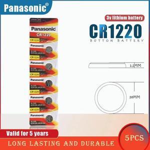5PCS/lot  CR1220 Button Cell Battery 3V Lithium Batteries CR 1220 for Watch Toys Computer Calculator Control