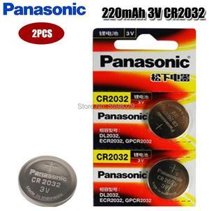 2pcs  CR2032 2032 3V High-Performance Button Batteries