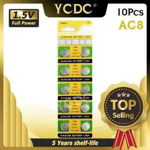 10pcs AG8 AG 8 LR1120 Watch Clock Pilas GP391 SR1120W Alkaline Coin Cell Button Batteries For Relogio Celular Calculator
