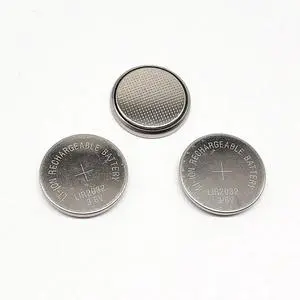 2pcs LIR2032 3.6V rechargeable button battery instead of CR2032 Remote control battery