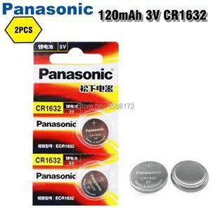 2pc brand  battery for  cr1632 3v button cell coin batteries for watch computer cr 1632 Suitable Watch
