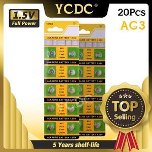 20PCS/lot AG3 392A L736 LR41 392 384 SR41SW CX41 192 button cell Coin Battery for watch ,20pcs 1.55V AG3 Alkaline Battery